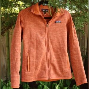 Patagonia Orange Fleece Jacket